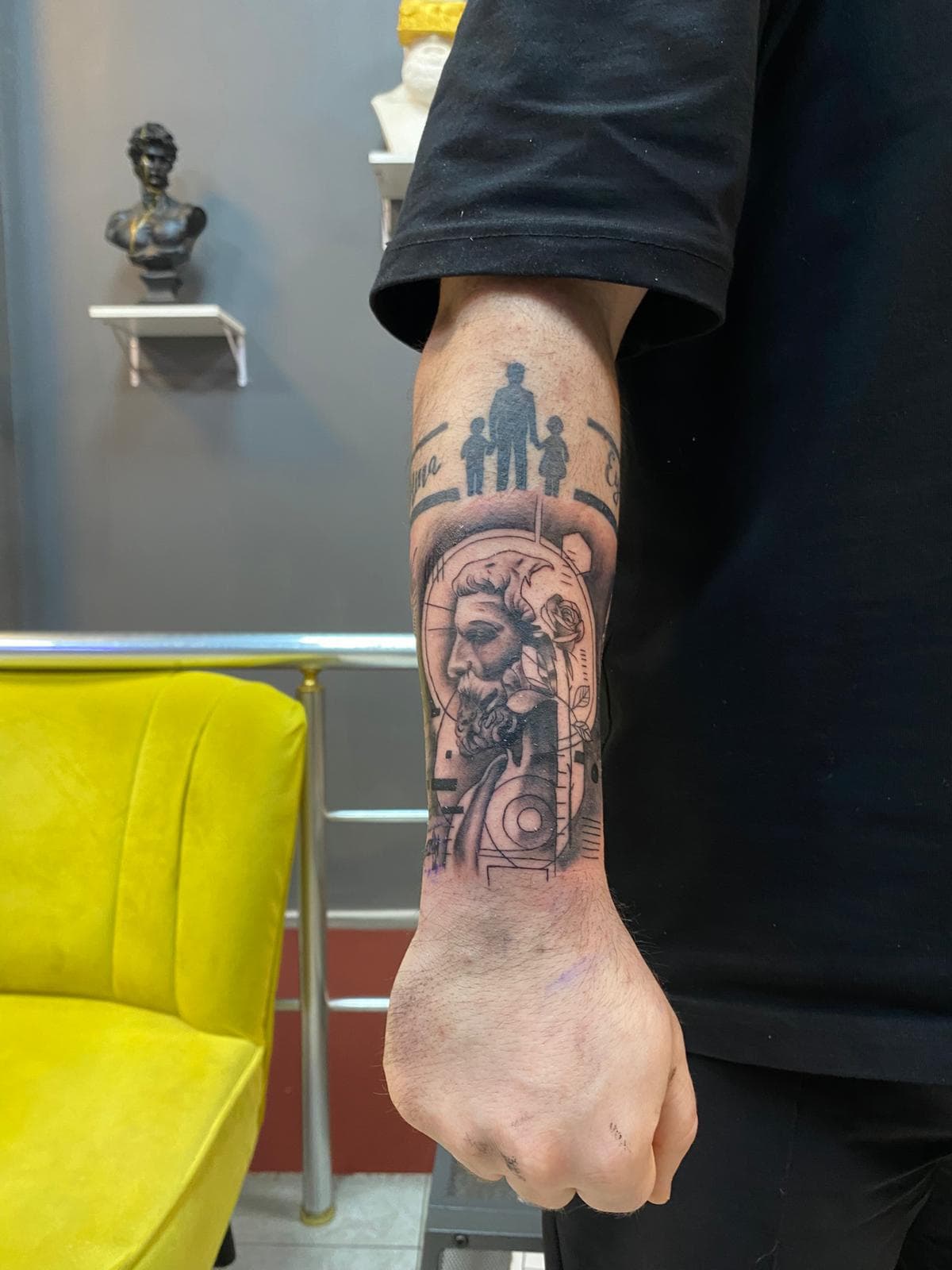 Neo-traditional renkli dövme — Ersin Tattoo